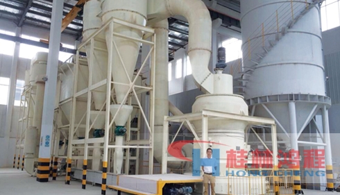 桂林鸿程矿石磨粉机制粉生产线